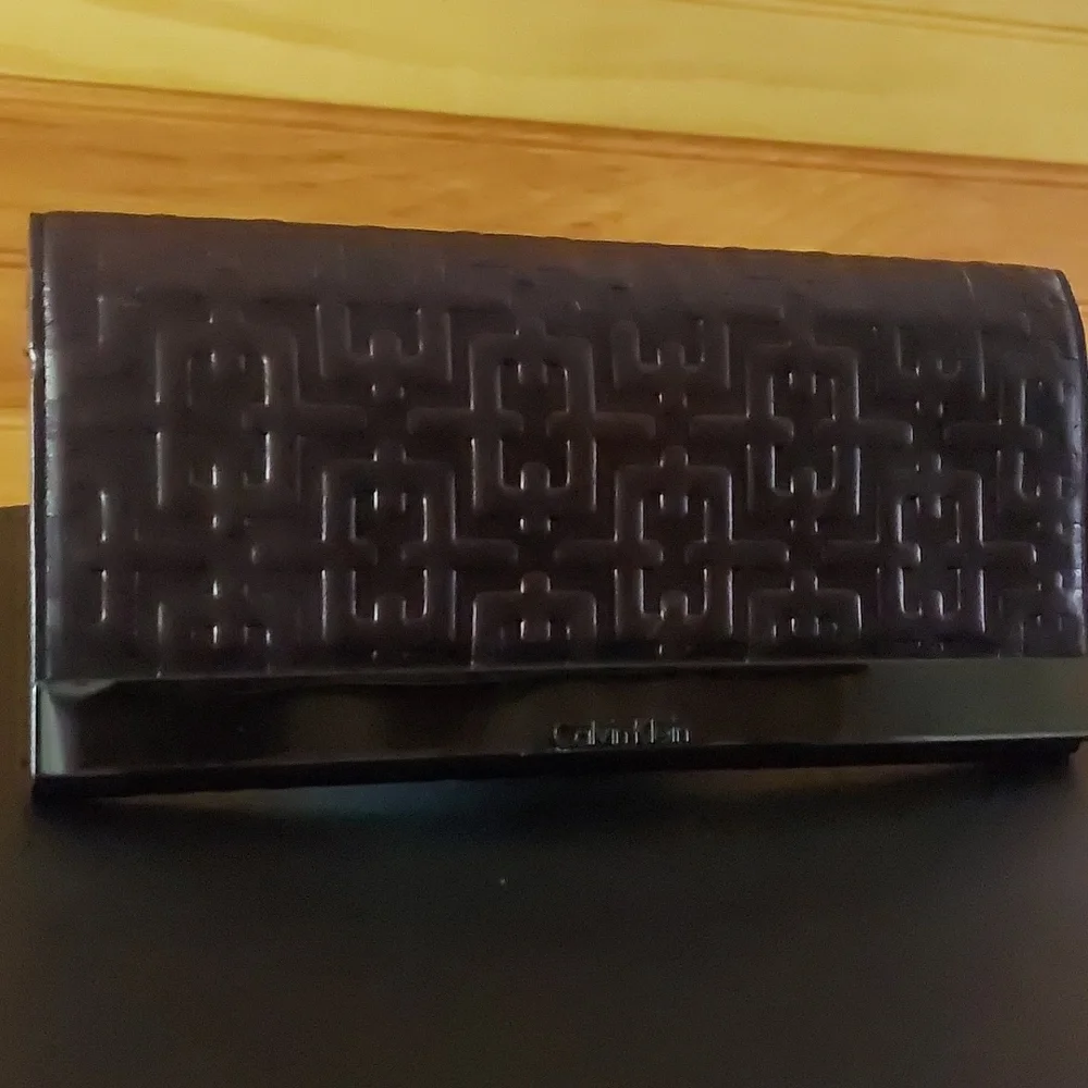 Calvin Klein clutch bag with mirror